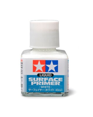 Рідка ґрунтовка для поверхонь (біла) Tamiya 87096 детальное изображение Грунтовки Модельная химия
