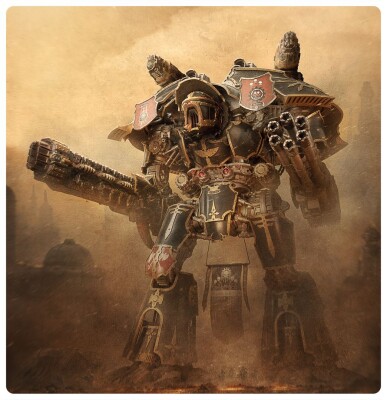 Ігровий набір Warhammer 40000 - HORUS HERESY: LEGIONS IMPERIALIS - MECHANICUM: WARLORD TITAN W/VOLKITE &amp; MACRO GAT детальное изображение Ересь Хоруса WARHAMMER 40,000