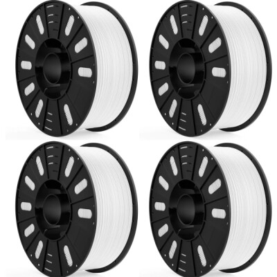 Пластик ELEGOO PLA+ Filament Ø1.75мм "White" (Білий) 4x3кг детальное изображение Филаменты 3D печать