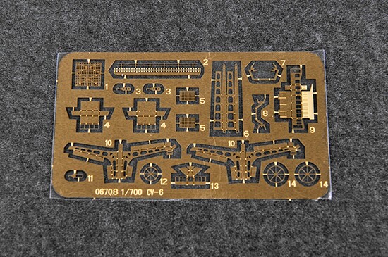 Сборная модель 1/700 Авианосец США Энтерпрайз CV-6 Трумпетер 06708 детальное изображение Флот 1/700 Флот