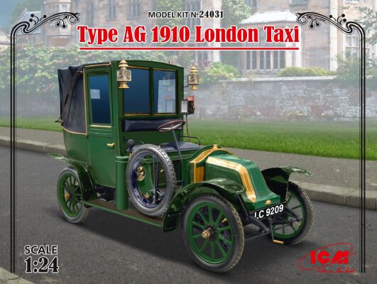 Лондонское такси Тип AG 1910 детальное изображение Автомобили 1/24 Автомобили