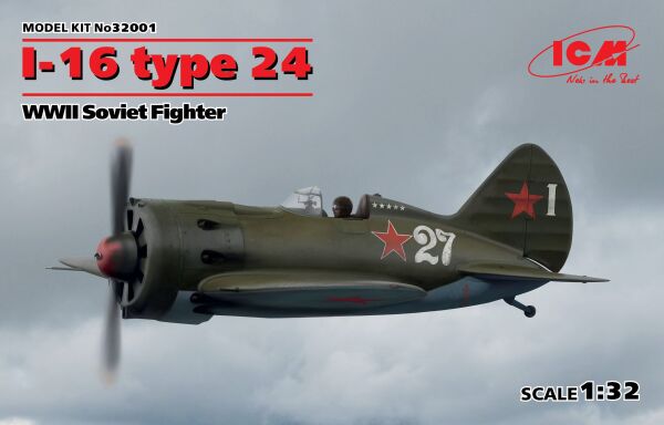 Радянський винищувач Полікарпов І-16 тип 24 детальное изображение Самолеты 1/32 Самолеты