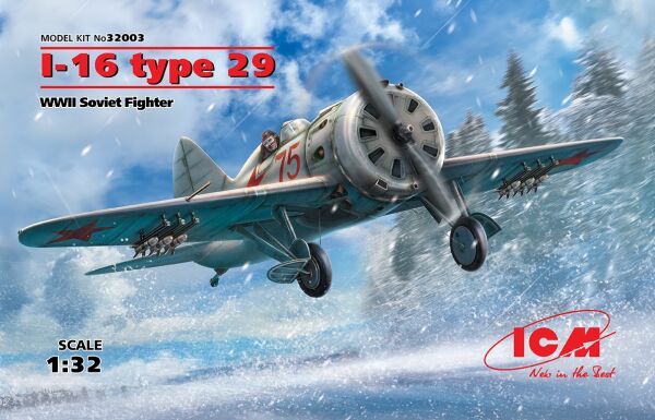 Радянський винищувач I-16 type 29 детальное изображение Самолеты 1/32 Самолеты