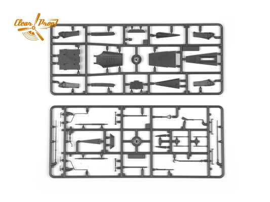 Збірна модель 1/48 Літак XA2D-1 Skyshark Clear Prop 4802 детальное изображение Самолеты 1/48 Самолеты