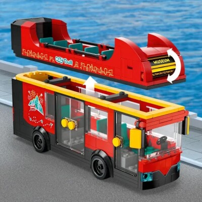 Constructor LEGO City Red double-decker tour bus 60407 детальное изображение City Lego