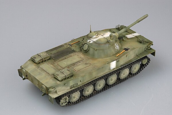 Збірна модель 1/35 Танк-амфібія ПТ-76 мод. 1951 г. Trumpeter 00379 детальное изображение Бронетехника 1/35 Бронетехника