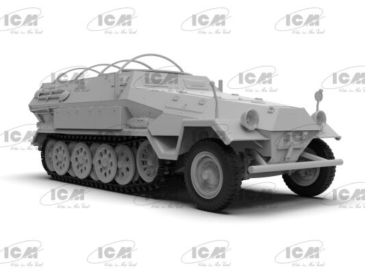 Збірна модель 1/35 німецький санітарний бронетранспортер Sd.Kfz.251/8 Ausf.A ICM35113 детальное изображение Бронетехника 1/35 Бронетехника