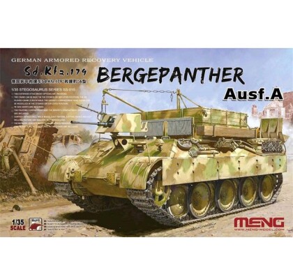 Scale model 1/35 German ARV Bergepanther Sd.Kfz.179 Ausf.A Meng SS-015 детальное изображение Бронетехника 1/35 Бронетехника