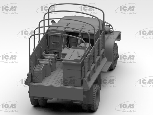 Scale model 1/35 Kitchen truck USA 2 SV ICM 35587 детальное изображение Автомобили 1/35 Автомобили