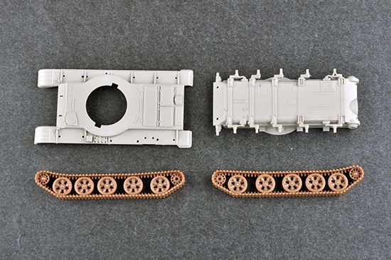 Assembled model 1/72 soviet tank T-62 Trumpeter 07148 детальное изображение Бронетехника 1/72 Бронетехника