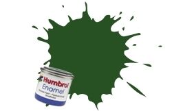 Зеленая матовая детальное изображение Эмалевые краски Краски