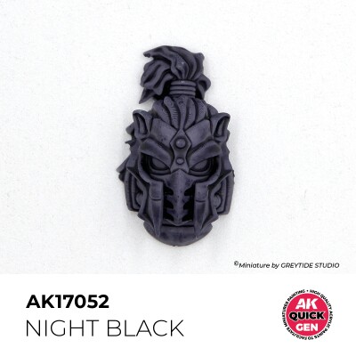 Acrylic paint NIGHT BLACK QUICK GEN COLOR AK-interactive AK 17052 детальное изображение QUICK GEN COLOR Краски