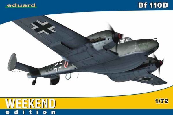 Bf 110D 1/72 детальное изображение Самолеты 1/72 Самолеты