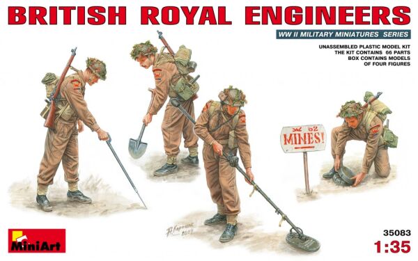 Британские королевские инженеры детальное изображение Фигуры 1/35 Фигуры