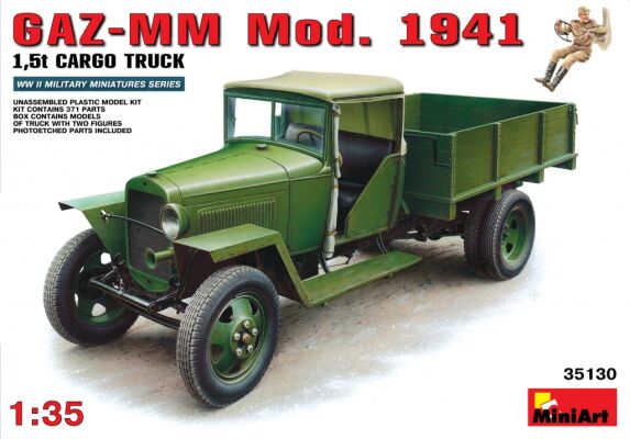 Truck GAZ - MM Model 1941 детальное изображение Автомобили 1/35 Автомобили