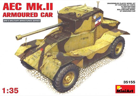 AEC MK.II British armored car детальное изображение Бронетехника 1/35 Бронетехника