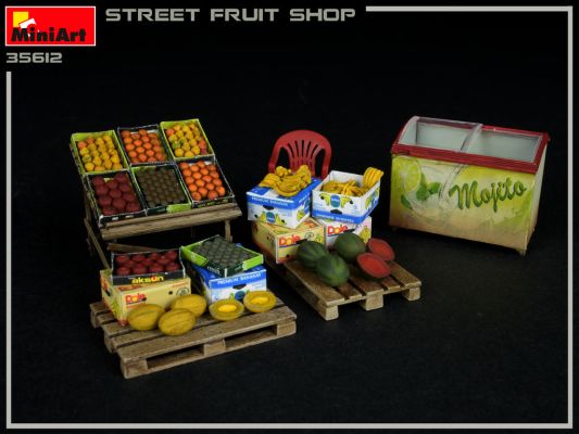 Street Fruit Shop детальное изображение Аксессуары Диорамы