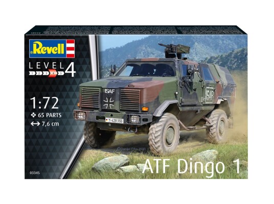 Scale model 1/72 Armored car Dingo 1 Revell 03345 детальное изображение Автомобили 1/72 Автомобили