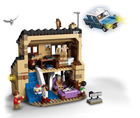 Конструктор LEGO Harry Potter Тисова улица, дом 4 75968 детальное изображение Harry Potter Lego