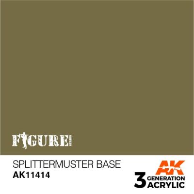 Acrylic paint SPLITTERMUSTER BASE – FIGURE AK-interactive AK11414 детальное изображение Figure Series AK 3rd Generation