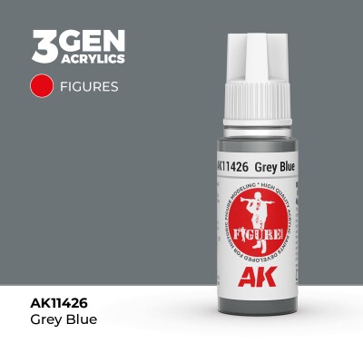Акрилова фарба GREY BLUE – СЕРО - СИНІЙ FIGURES АК-інтерактив AK11426 детальное изображение Figure Series AK 3rd Generation