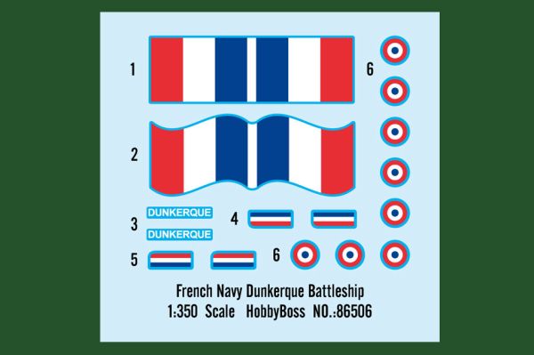 French Navy Dunkerque Battleship  детальное изображение Флот 1/350 Флот
