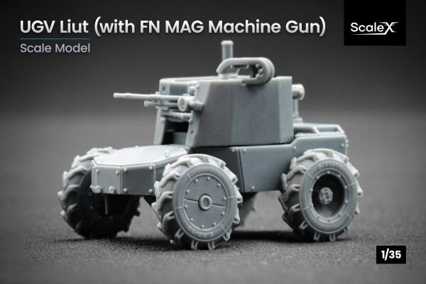 Збірна модель 1/35 Наземний дрон &quot;Лють&quot;, MAG ScaleX VG 35001 детальное изображение Наземные дроны Военная техника