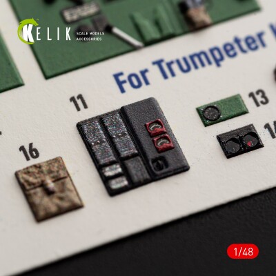 Fairey Fulmar Mk.II декаль інтер'єр для комплекту Trumpeter 1/48 KELIK K48204 детальное изображение 3D Декали Афтермаркет