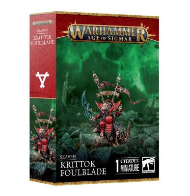 AGE OF SIGMAR: SKAVEN - KRITTOK FOULBLADE детальное изображение Скавены Хаос