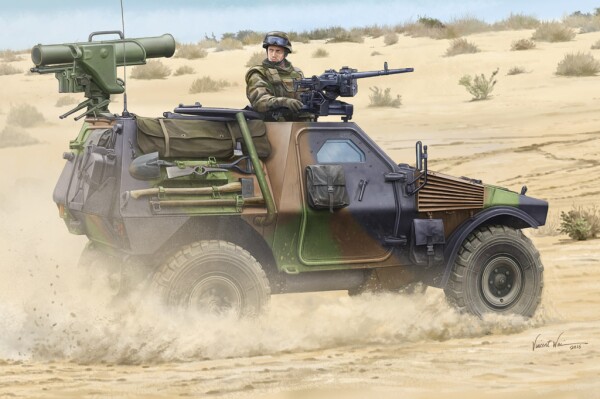 Сборная модель 1/35 Французский бронеавтомобиль VBL MILAN ХоббиБосс 83877 детальное изображение Автомобили 1/35 Автомобили