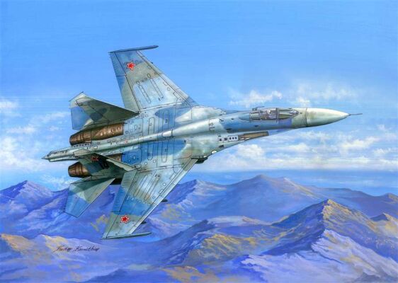 Збірна модель 1/48 Літак Су-27 Flanker B HobbyBoss 81711 детальное изображение Самолеты 1/48 Самолеты