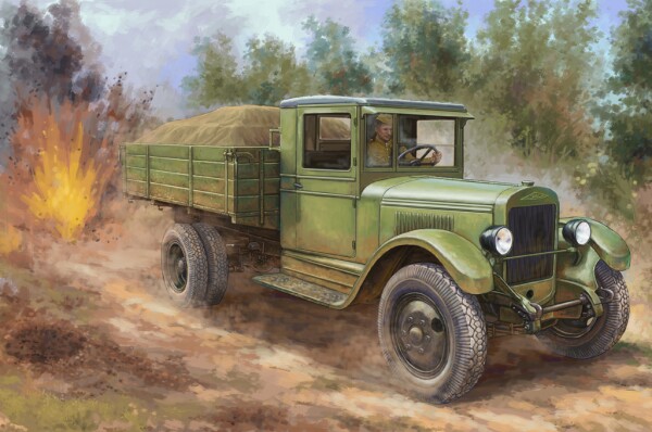 Scale model 1/35 Truck ZIS-5 HobbyBoss 83885 детальное изображение Автомобили 1/35 Автомобили