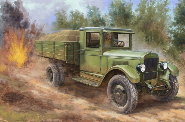 Сборная модель 1/35 Грузовой автомобиль ЗИС-5 ХоббиБосс 83885 детальное изображение Автомобили 1/35 Автомобили