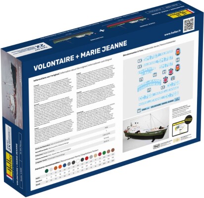 Scale model 1/200 Fishing boat Volontaire + Marie Jeanne Twin Heller 85604 детальное изображение Флот 1/200 Флот