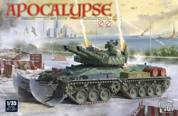 Збірна модель1/35 танк Apocalypse Border Model BC-001 детальное изображение Бронетехника 1/35 Бронетехника