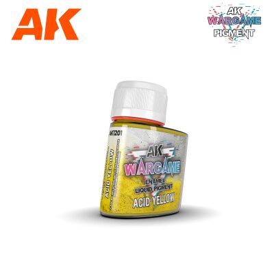 Acid Yellow - WARGAME LIQUID PIGMENT детальное изображение Смывки – AK WARGAME SERIES Weathering