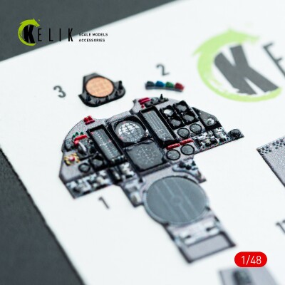 Convair F-106 A Delta Dart 3D декаль інтер'єр для комплекту Trumpeter 1/48 KELIK K48116 детальное изображение 3D Декали Афтермаркет