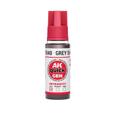 Акрилова фарба GREY SHADOW / Сіра тінь QUICK GEN COLOR AK-interactive AK 17040 детальное изображение QUICK GEN COLOR Краски