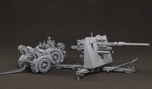 Збірна модель1/35 Німецька зенітка Flak 36 88Gun Metal Box with Metal Gun Border Model BT-013 детальное изображение Артиллерия 1/35 Артиллерия