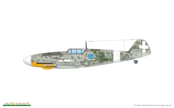 Scale model 1/48 Airplane Bf 109G-4 Eduard 82117 детальное изображение Самолеты 1/48 Самолеты