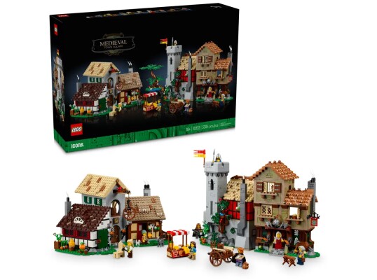 Constructor LEGO Icons Medieval Town Square 10332 детальное изображение Icons Lego