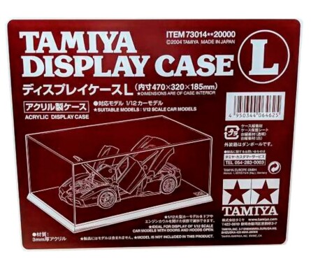 Виставковий прозорий бокс (470x320x185 мм Display Case L) Тамія 73014 детальное изображение Разное Инструменты
