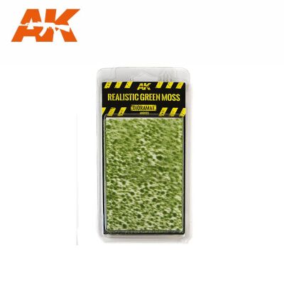 Realistic green moss / Зеленый мох детальное изображение Наборы деталировки Диорамы