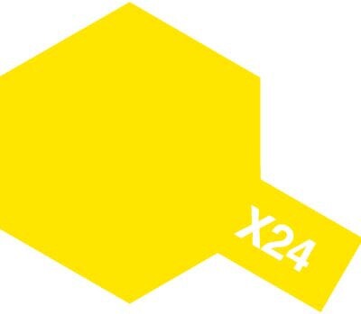 Acrylic varnish Transparent Yellow 10ml Tamiya X-24 детальное изображение Акриловые краски Краски