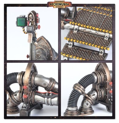 Ігровий набір Warhammer - NECROMUNDA: TERRAIN ZONE MORTALIS: FACTORIA PIPES детальное изображение Necromunda WARHAMMER 40,000