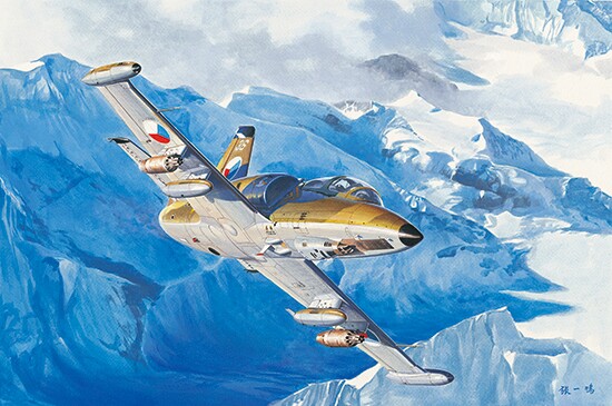 Збірна модель 1/48 Навчально-тренувальний літак Л-39ZA "Альбатрос" Trumpeter 05805 детальное изображение Самолеты 1/48 Самолеты