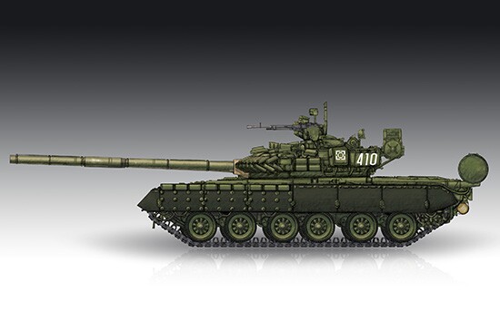 Сборная модель 1/72 Танк Т-80БВ Трумпетер 07145 детальное изображение Бронетехника 1/72 Бронетехника