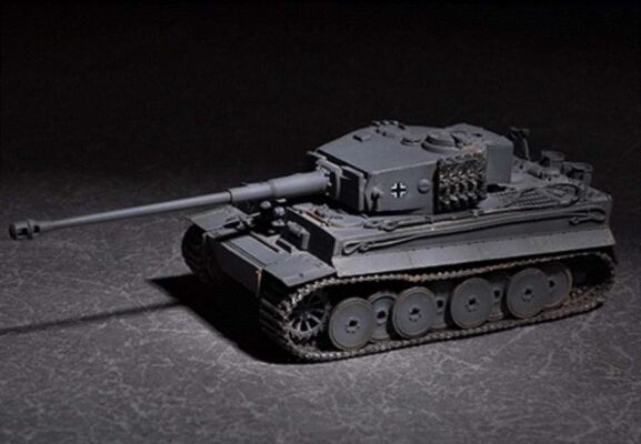 Збірна модель 1/72 німецький танк Tiger з гарматою 88-мм kwk L/71 Trumpeter 07164 детальное изображение Бронетехника 1/72 Бронетехника