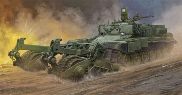 Armored Mine-Clearing Vehicle BMR-3	 детальное изображение Бронетехника 1/35 Бронетехника