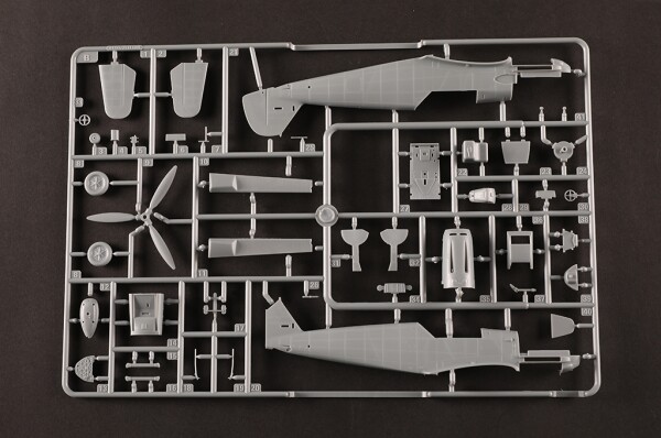 Збірна модель 1/48 Літак Мессершмітт Bf109E-4 HobbyBoss 81792 детальное изображение Самолеты 1/48 Самолеты